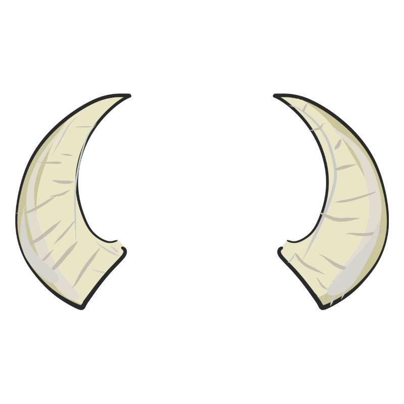 deux cornes cornes corne taureau bélier symbole