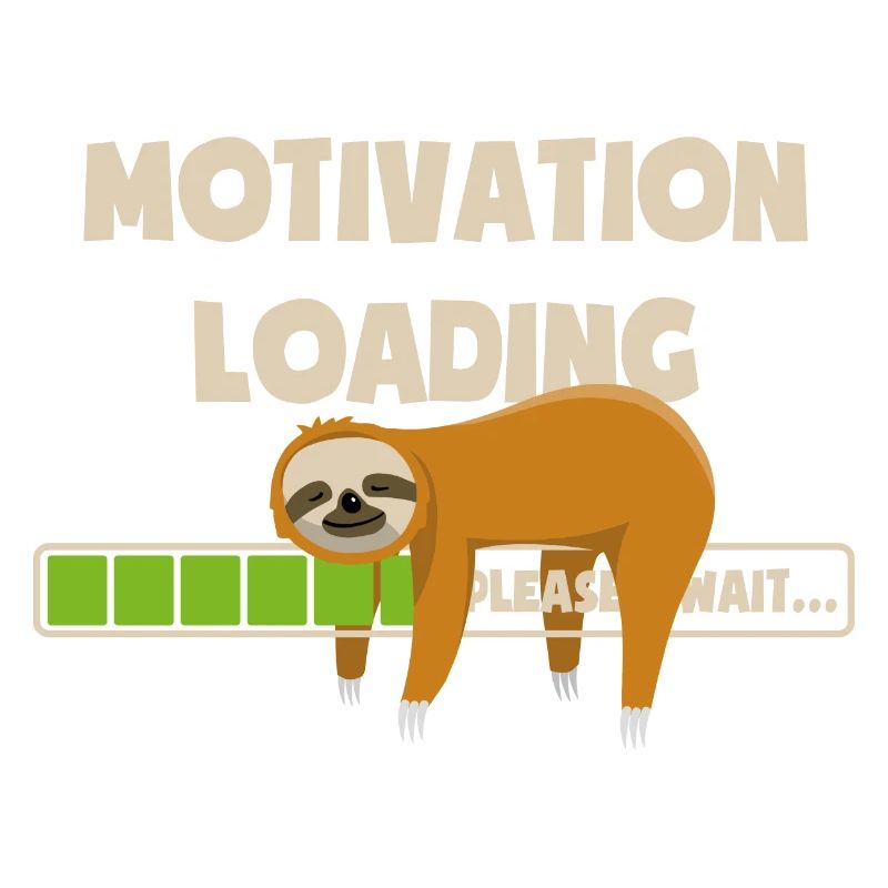 Faultier - Motivation wird geladen - bitte warten