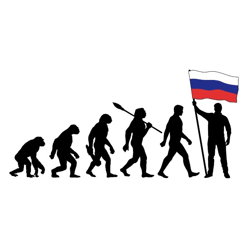 Russland - Evolution - Flagge - Nation