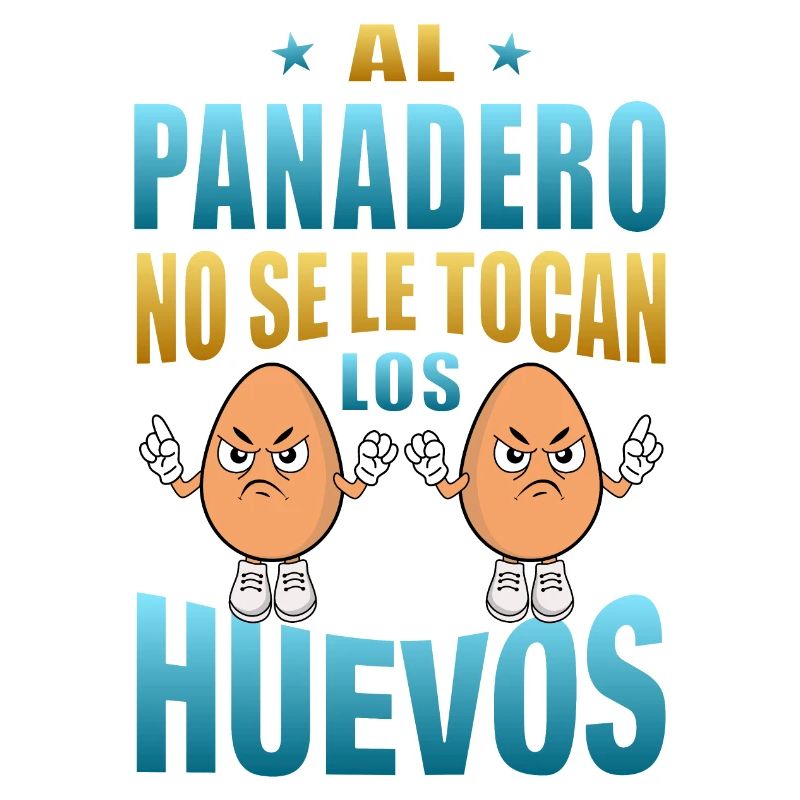 The baker does not touch his eggs