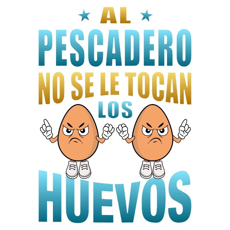 The fishmonger does not touch his eggs