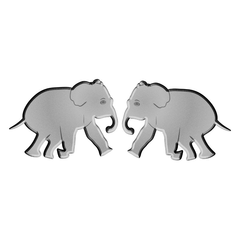two elephant animals animals