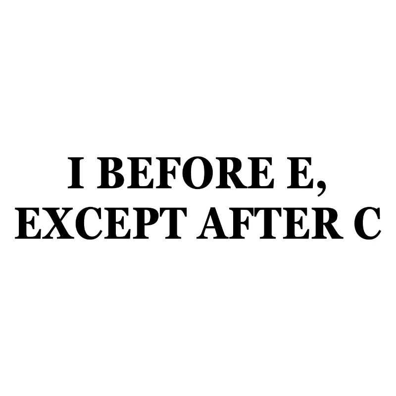 I Before E Except After C | Funny English Teacher