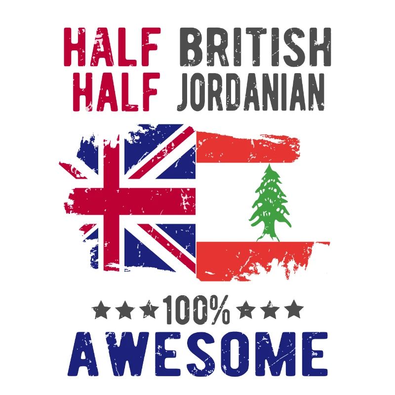 Moitié britannique moitié jordanien
