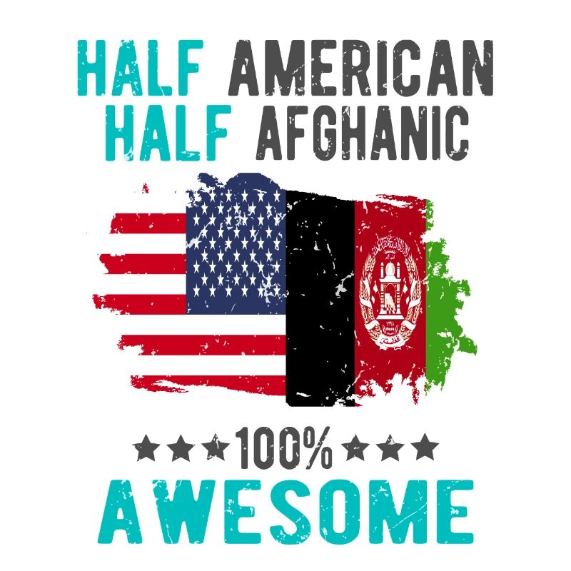 Half American, half Afghan