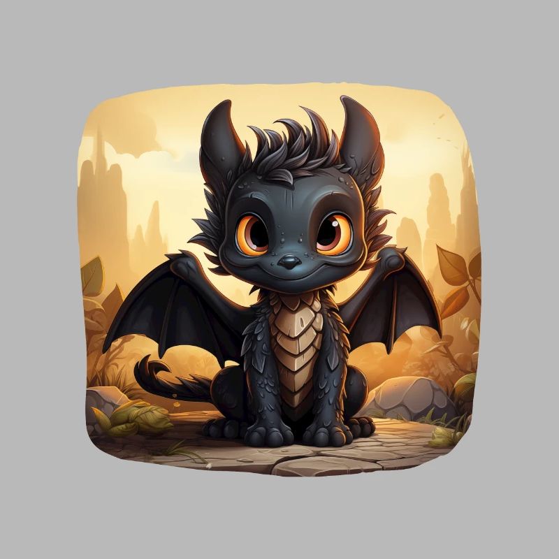 Jack der süße schwarzer Drache