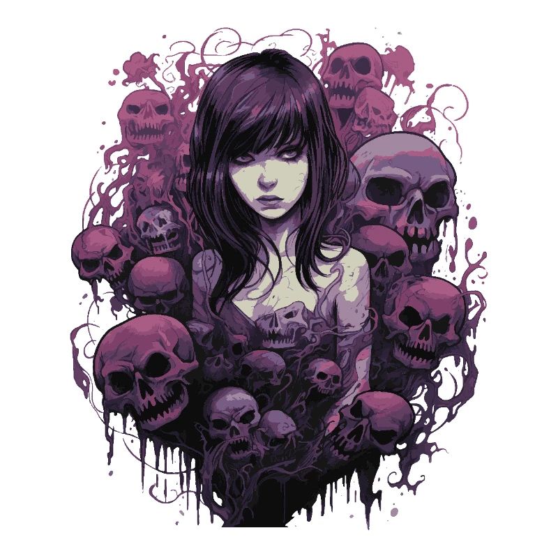 Emo Horrorpunk Mädchen
