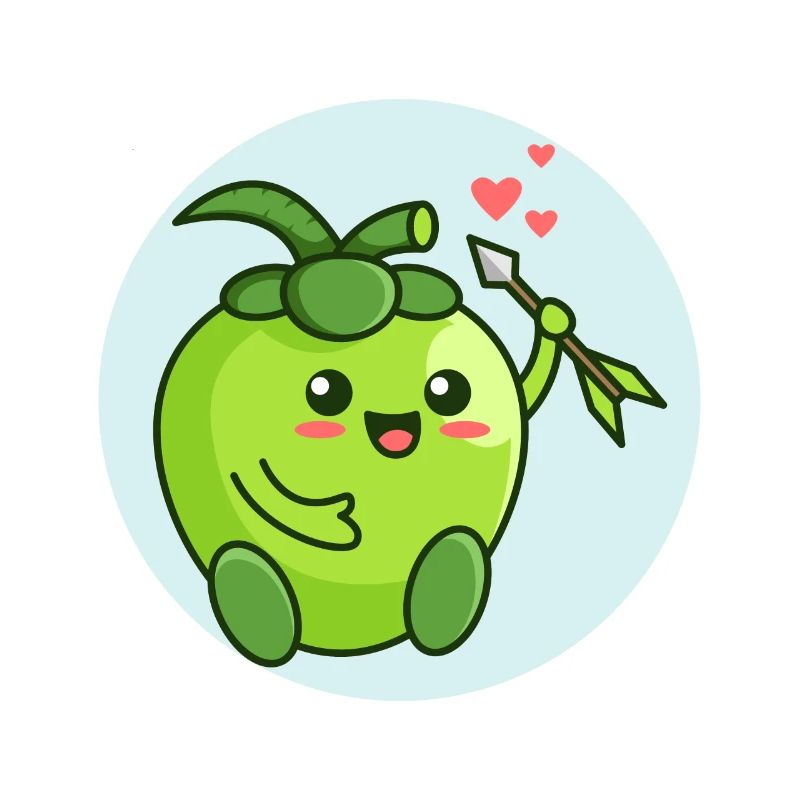 Süßer Bio-Apfel