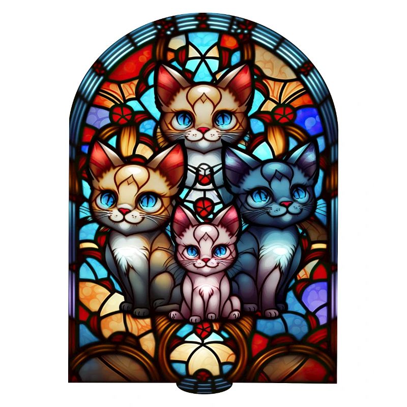Vitrail pour chats