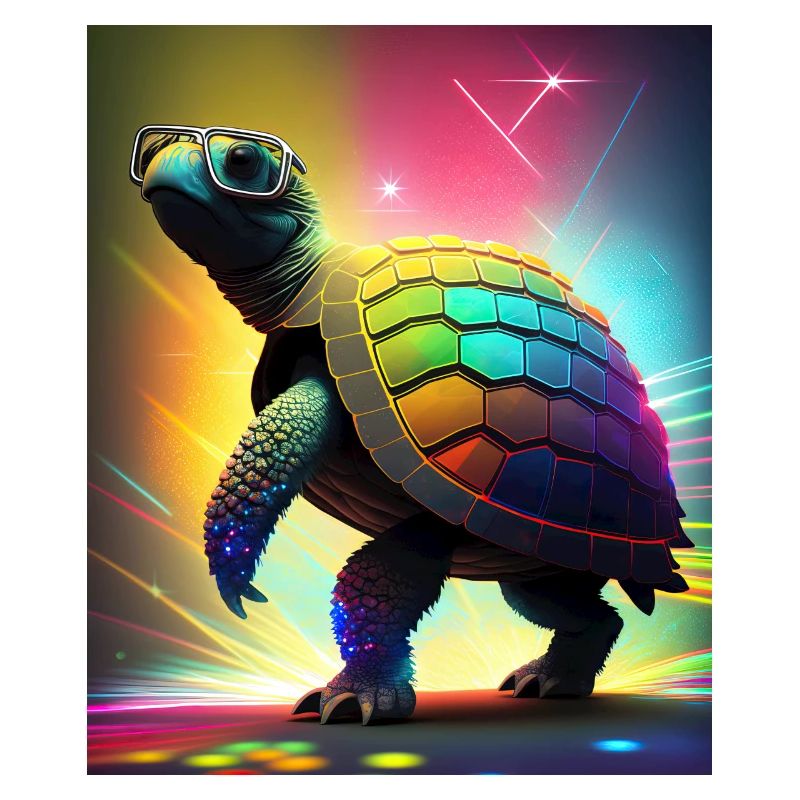 Turtle à la discothèque