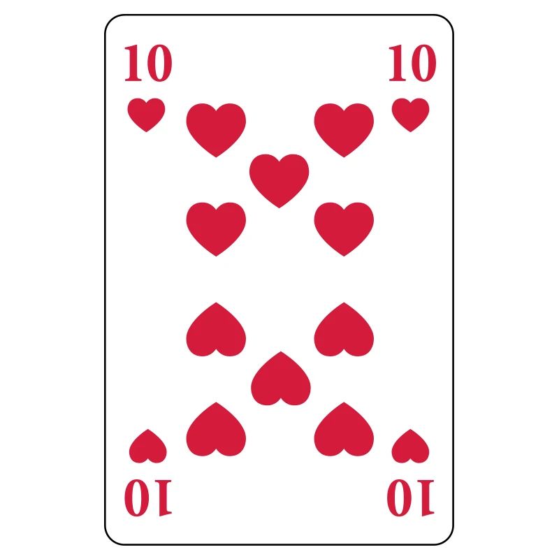 Coeur 10 - dix coeurs