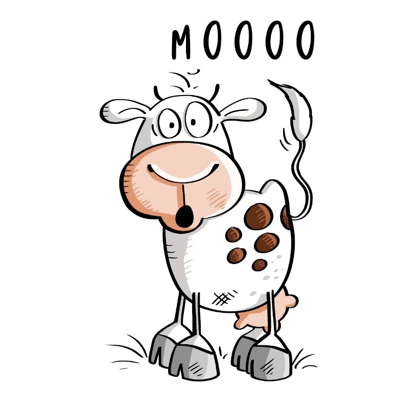 Mooo Kuh Comic - Kühe