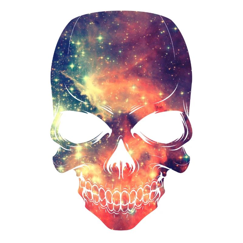 Universe - Space - Galaxy Skull
