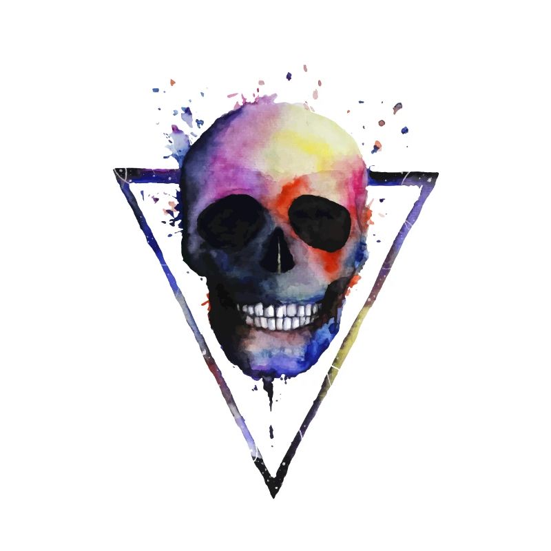 Crâne grunge