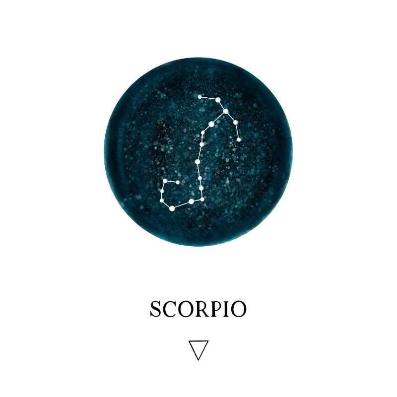 Signe du zodiaque astro scorpion