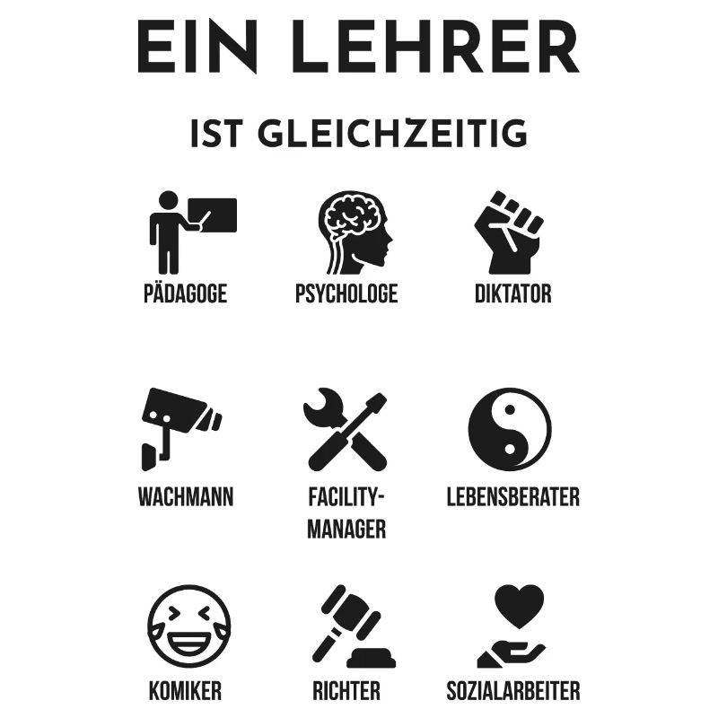 Lehrer Geschenk Schule Professor Beruf