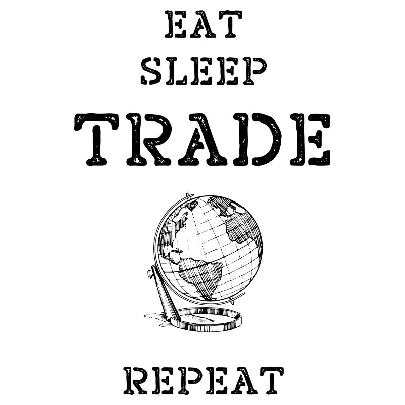 MANGEZ DORMIR COMMERCE RÉPÉTER Trade Design avec Globe