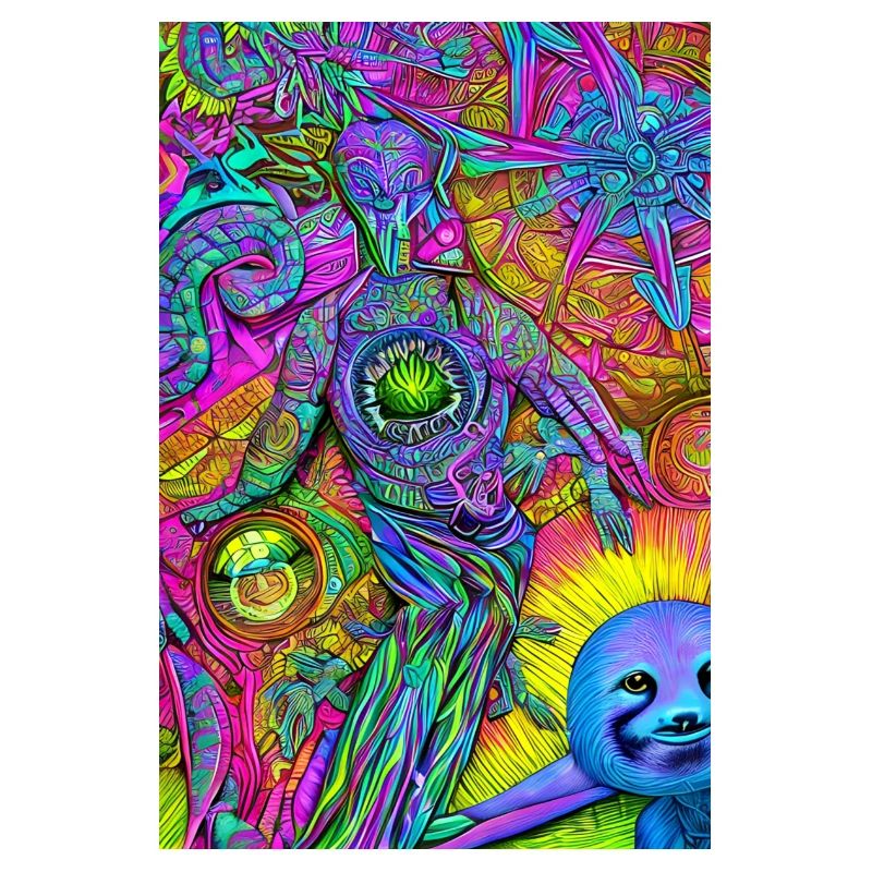 Psychedelic Sloth