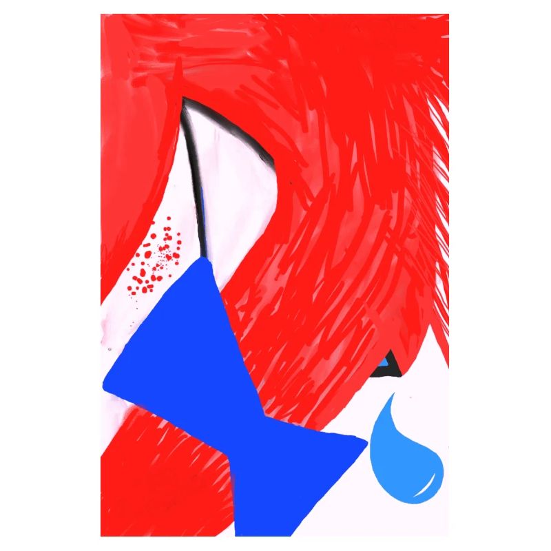 Redhead and tears.
