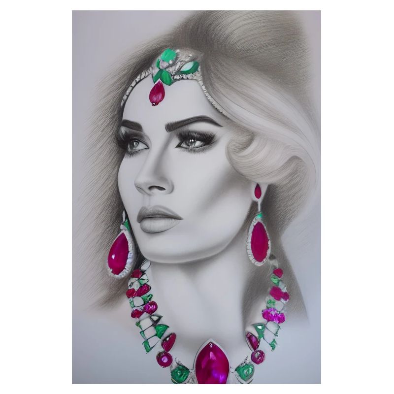 Frau mit Schmuck