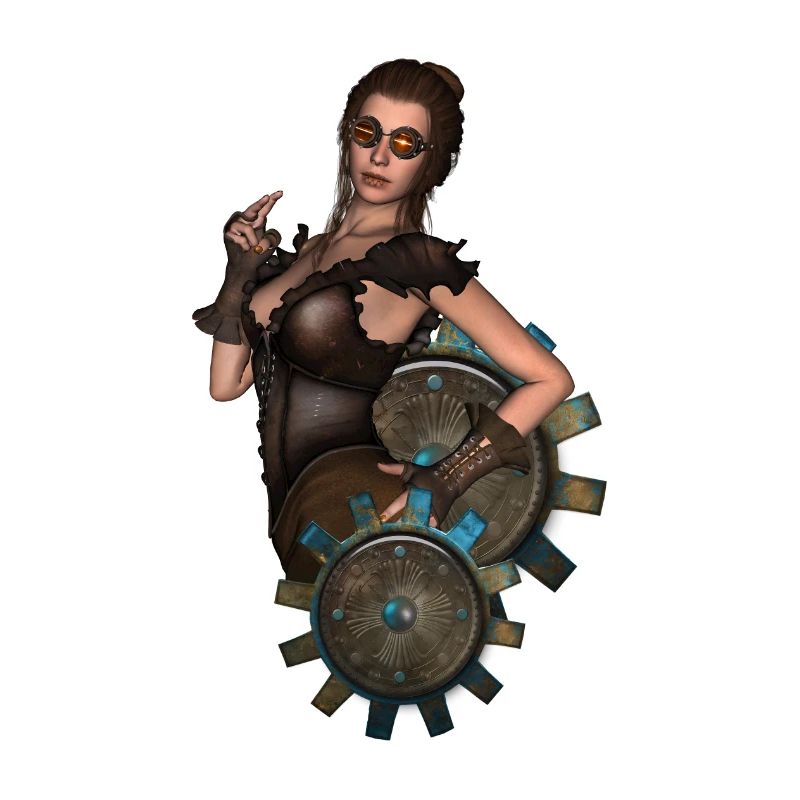 Die Dame des Steampunk