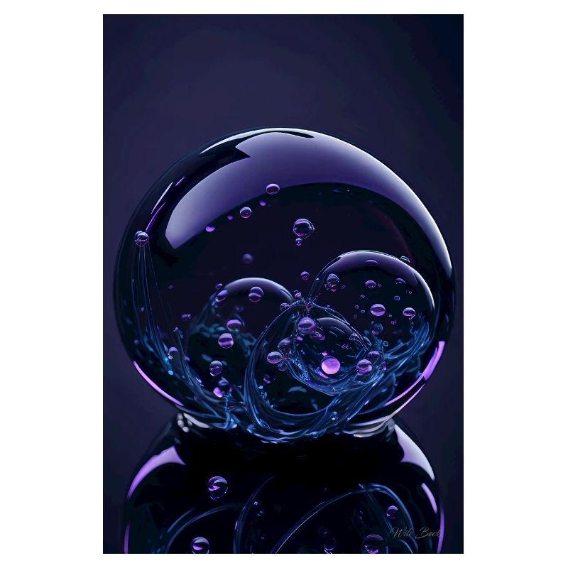 Blasen in einer Blase purple 2