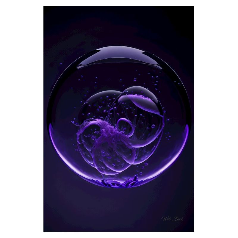Kaos dans une bulle violette 3