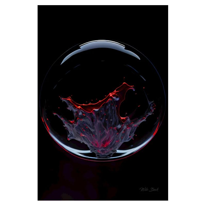 Kaos dans une bulle rouge 1