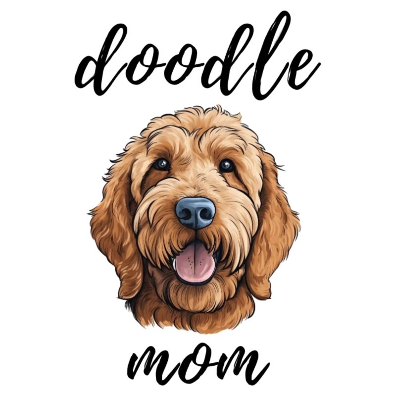 Goldendoodle mignon Doodle maman visage de chien