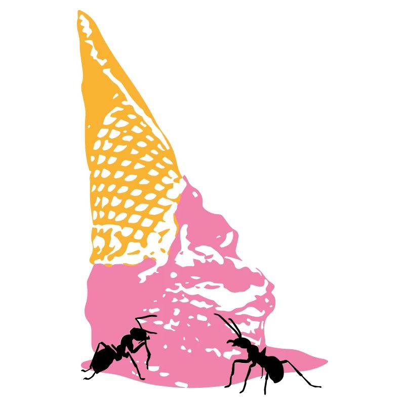 Crème glacée aux fourmis