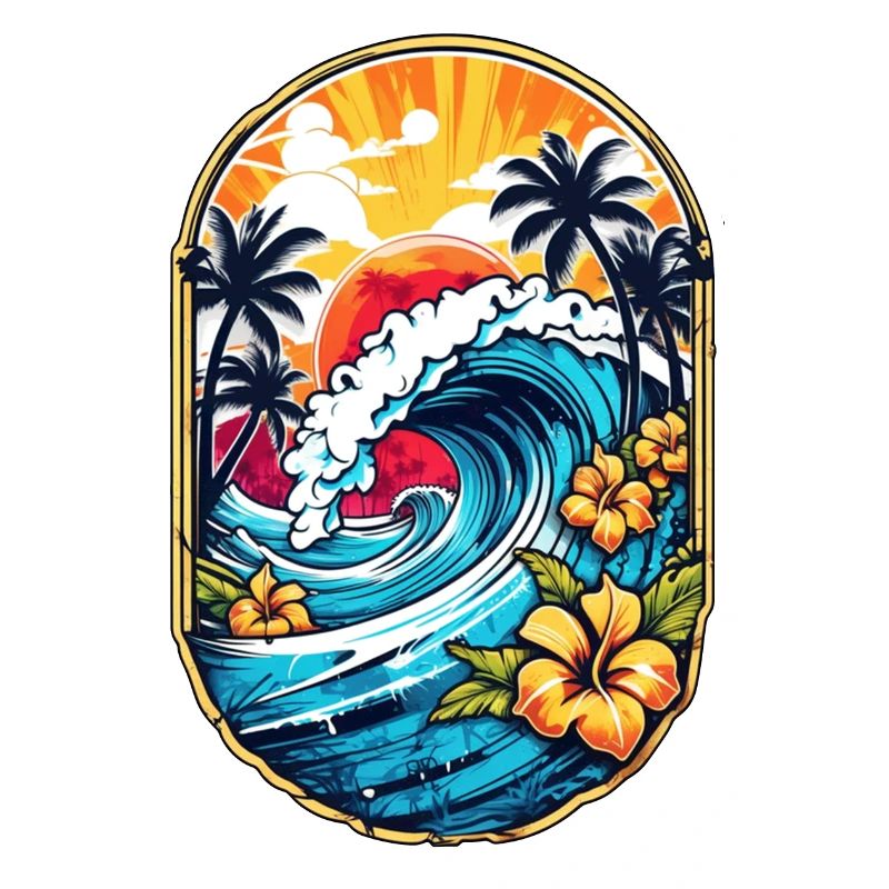Surf Wave & Hawaii