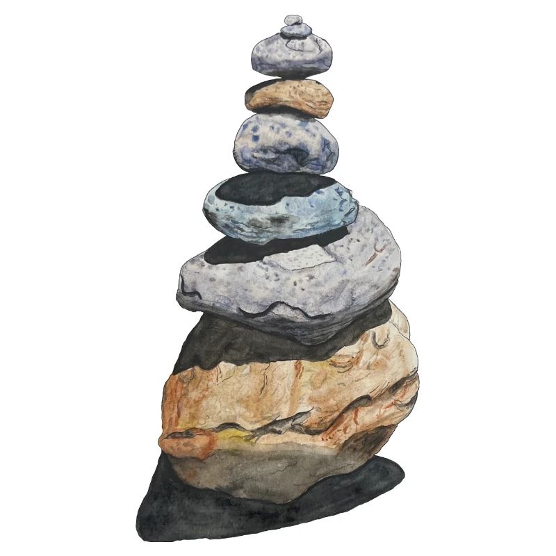Stone Stack Stone Turret Cairn Hiking