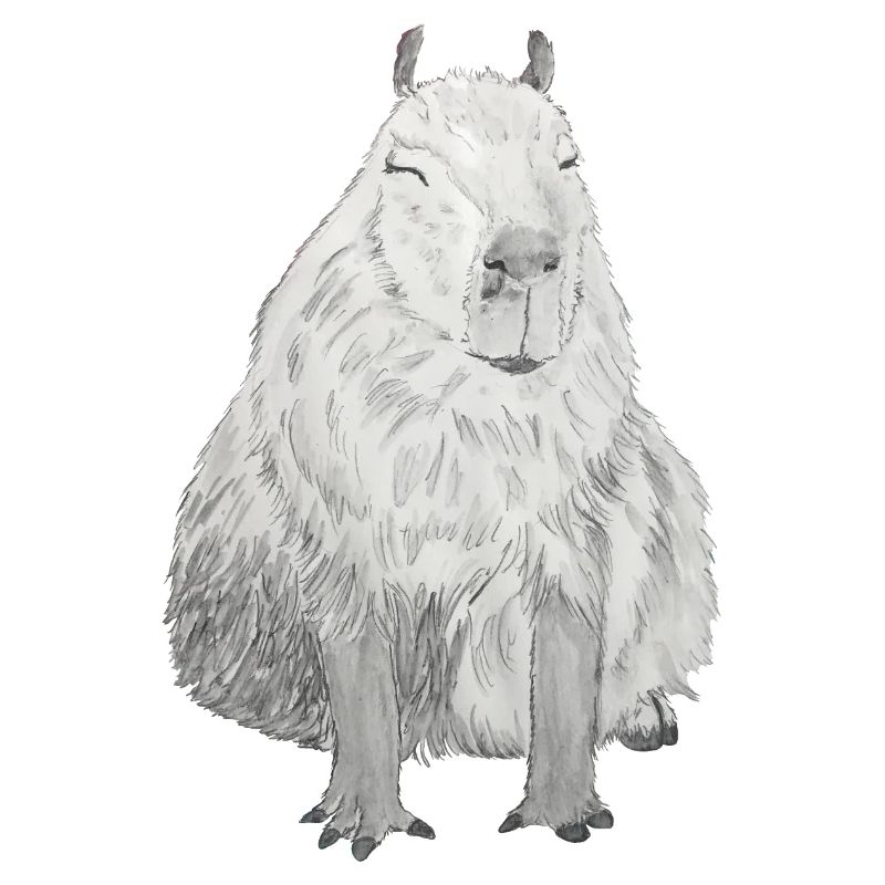mignon capybara capybara capibara cochon d’Inde