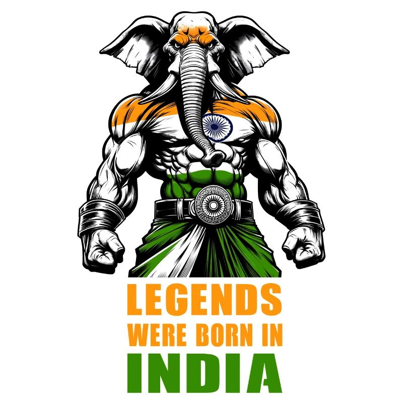 India elephant legends design