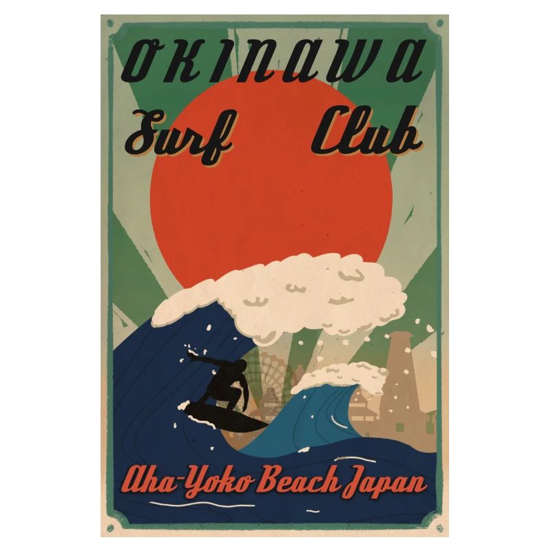 Affiche rétro d’Okinawa