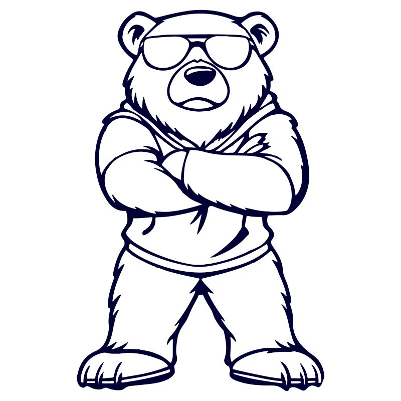 Polar Bear Comic Cool
