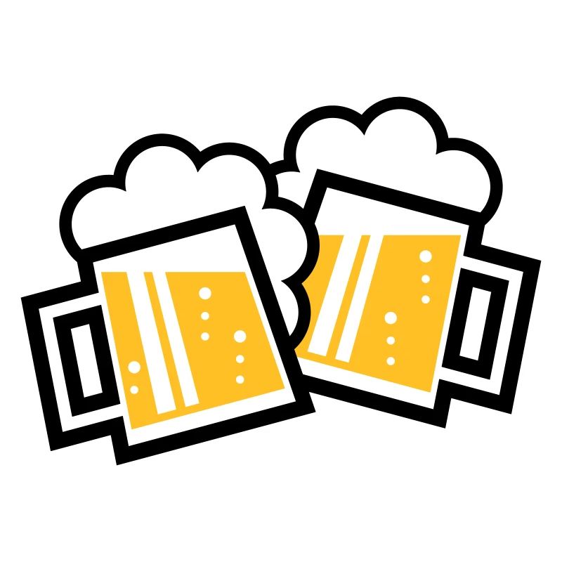 2 chopes à bière bavaroises toast (chopes à bière 2C)