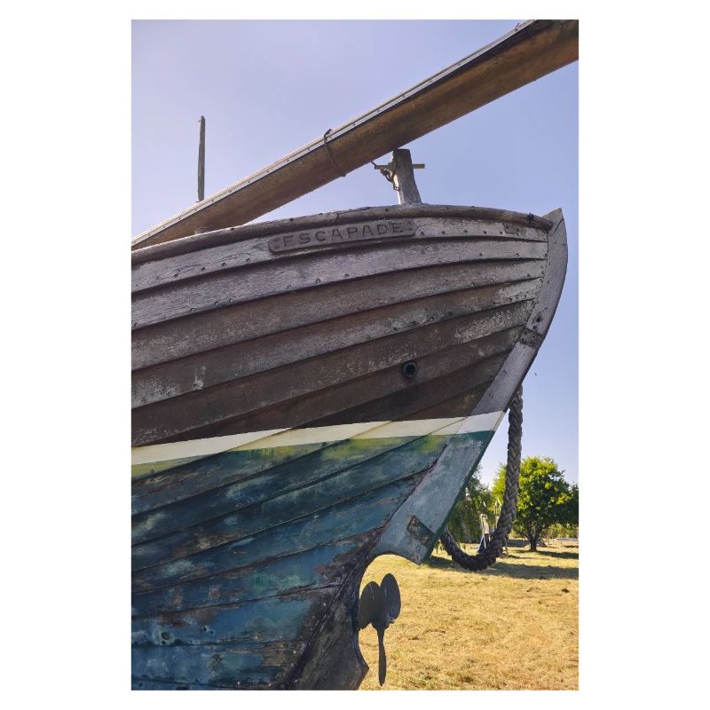 Escapade, eine ausgemusterte Yacht
