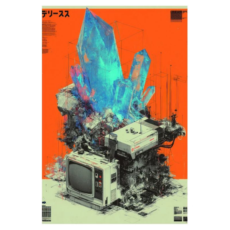 Retro-Tech-Kristallfusion