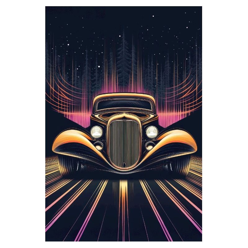 Retro Ride Through Neon Nights