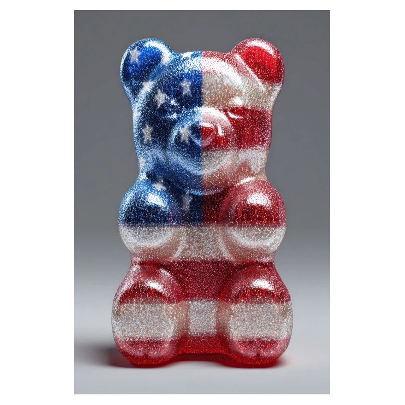 Drapeau américain Gummy Bear