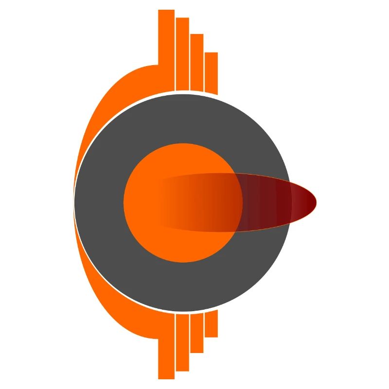 Logo abstrait de l’œil de Phoenix