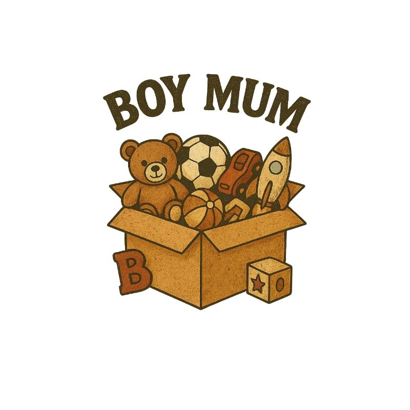 Coffre à jouets Boy Mum Design