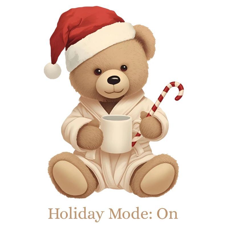 Cozy Teddy Xmas – Mode vacances : Activé
