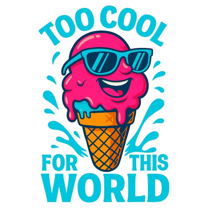 Glace stylée Too Cool For This World fun