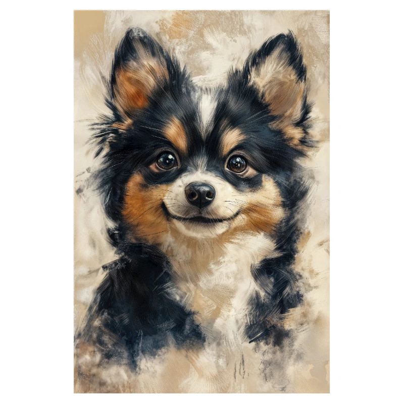 Illustration eines Hundes