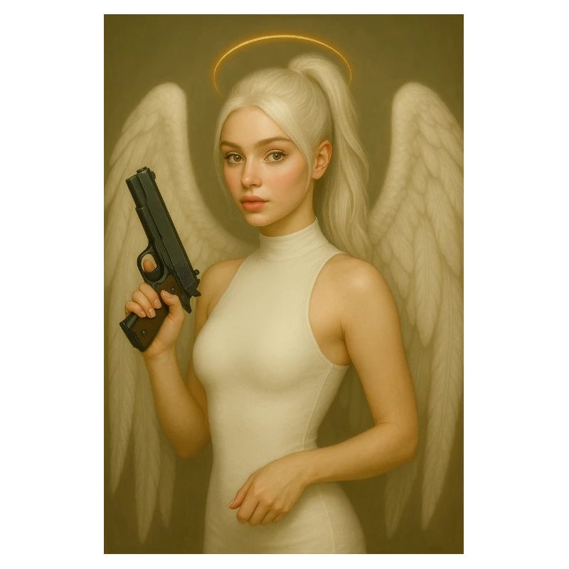 Engel mit Waffe 