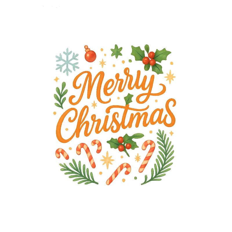 Lettrage de joyeux Noël
