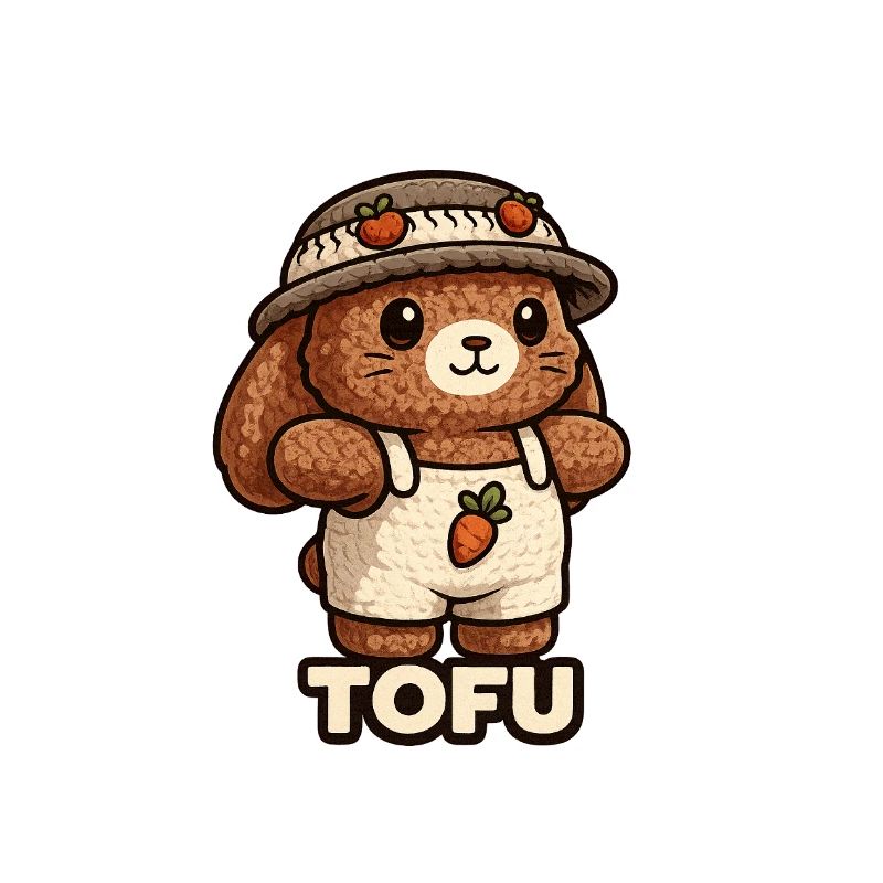 Le crâne de tofu draine le lapin