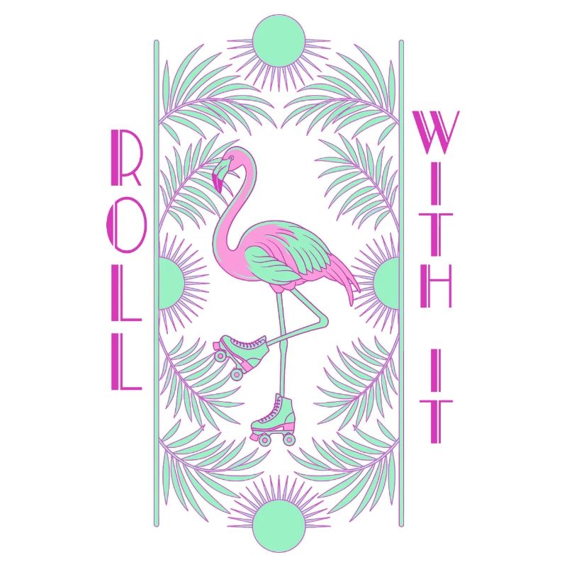 Roll With It Flamingo